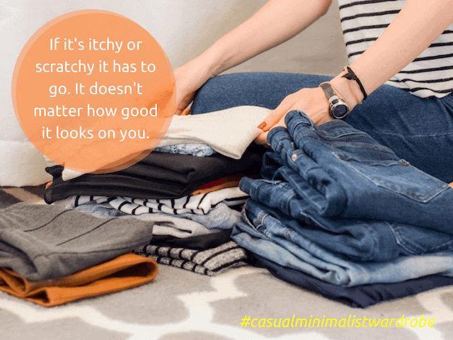 declutter your clothes to create a casual minimalist wardrobe 
